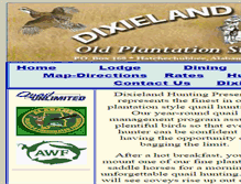 Tablet Screenshot of dixielandplantation.net